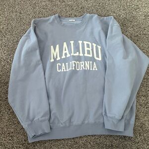 John Galt Malibu California Blue Sweatshirt